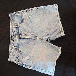 No Boundaries shorts, faded blue wash, size 15